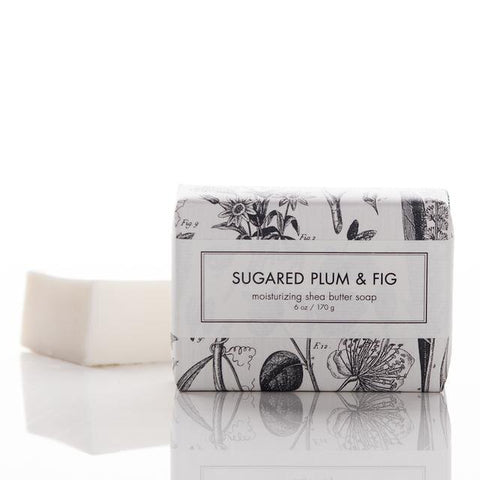 Sugared Plum & Fig Scented 6 oz Shea Butter Bar Soap