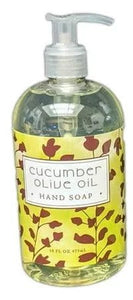 Cucumber Olive Oil Scented Hand Soap 16 oz