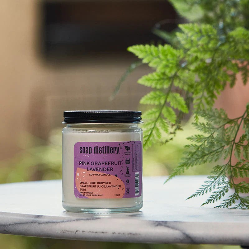 Pink Grapefruit Lavender 7.2 oz Candle