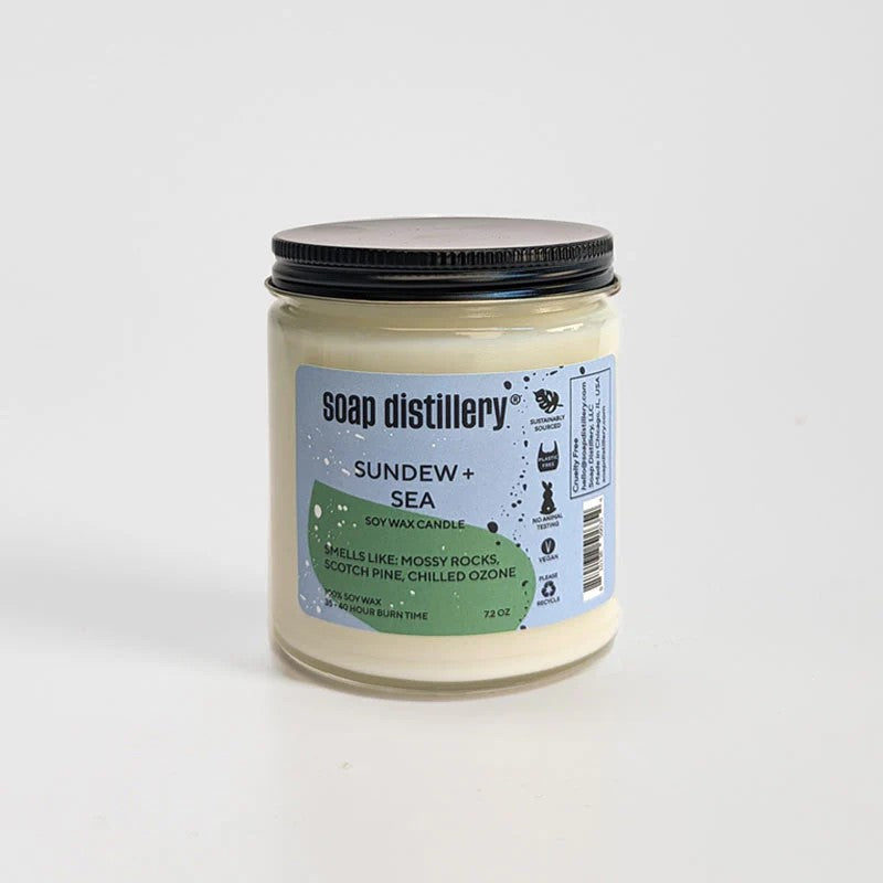 Sundew + Sea Soy Wax 7.2 oz Candle