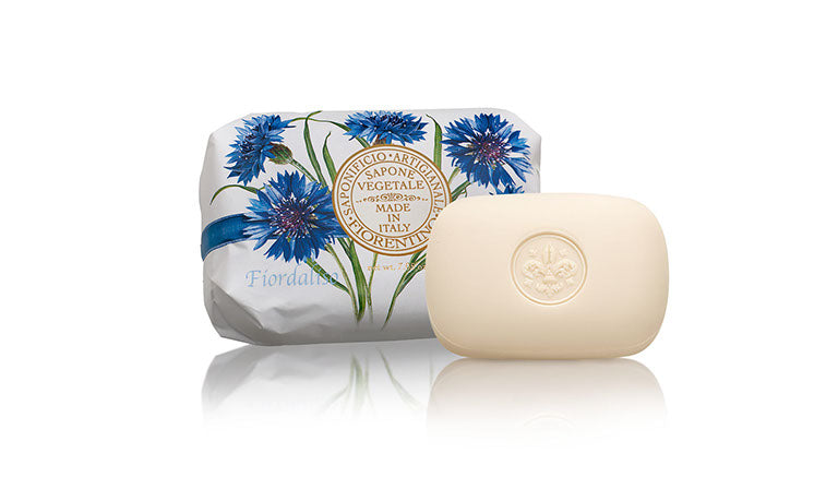 Cornflower (Fiordaliso) 7.05 oz Soap Bar By Saponificio Artigianale Florentino