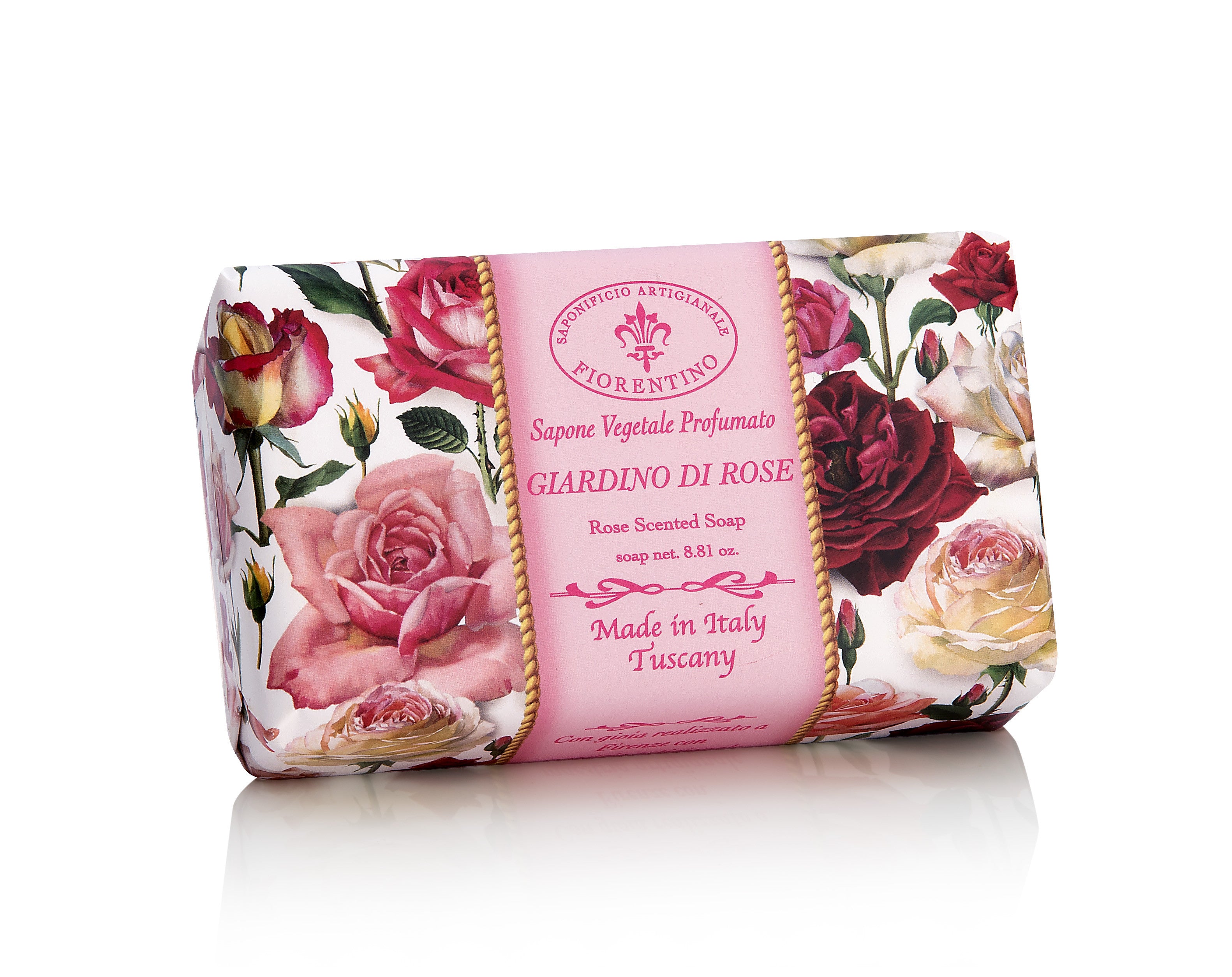 Garden Rose (Giardino di Rose) Scented 8.81oz Soap Bar