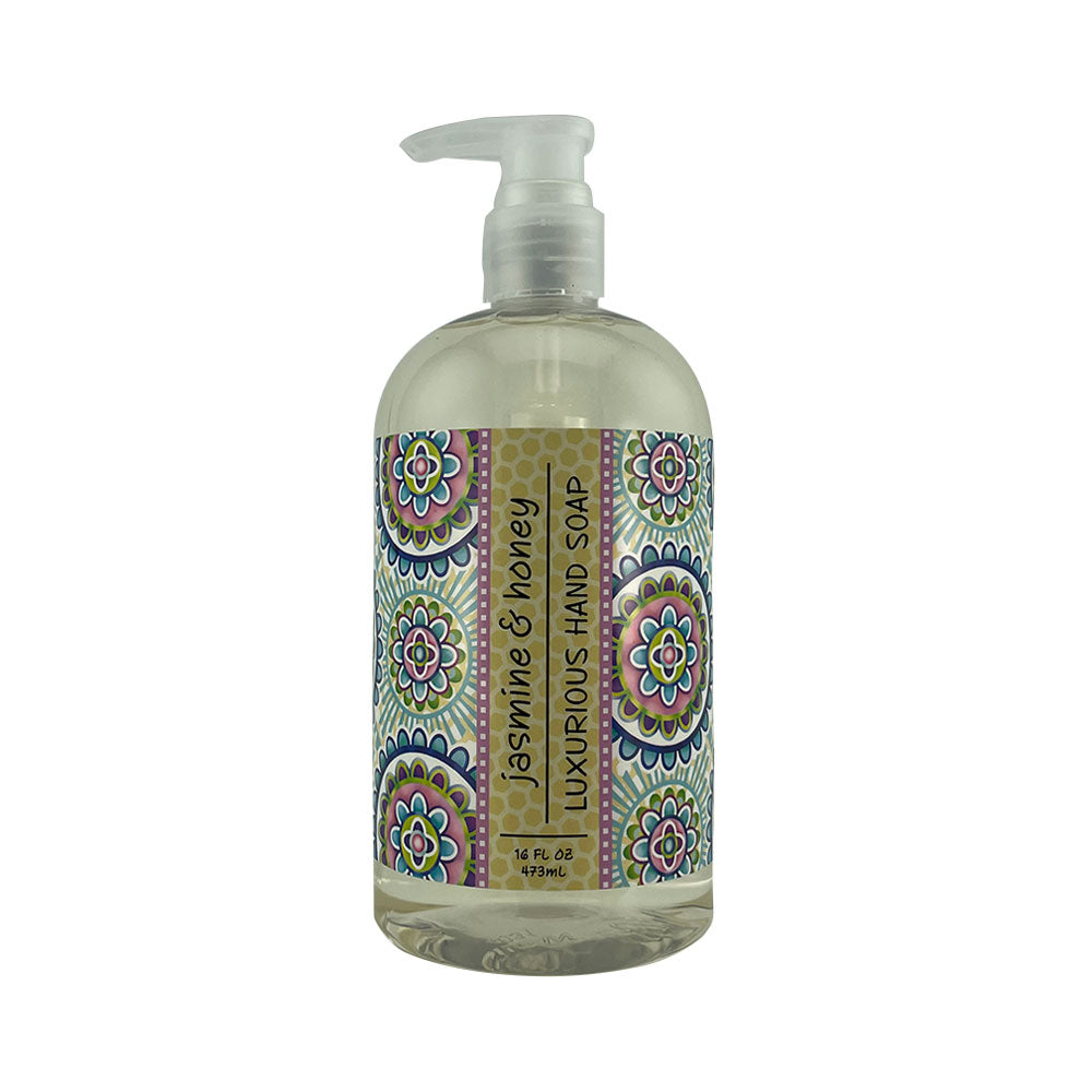 Jasmine & Honey Scented Liquid Hand Soap 16 oz