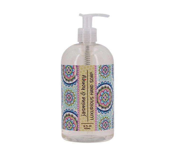 Jasmine & Honey Scented Liquid Hand Soap 16 oz