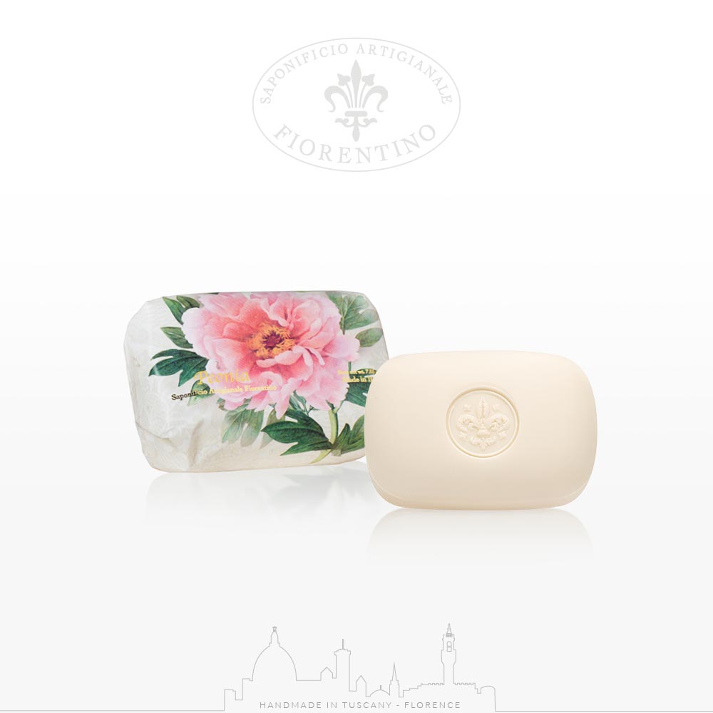 Peony (Peonia) Scented 7.05 oz Soap Bar