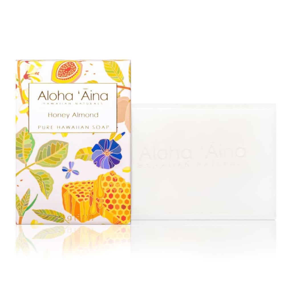 Aloha ‘Aina Honey Almond Scented 5 oz Hawaiian Aromatherapy Pure Soap Bar