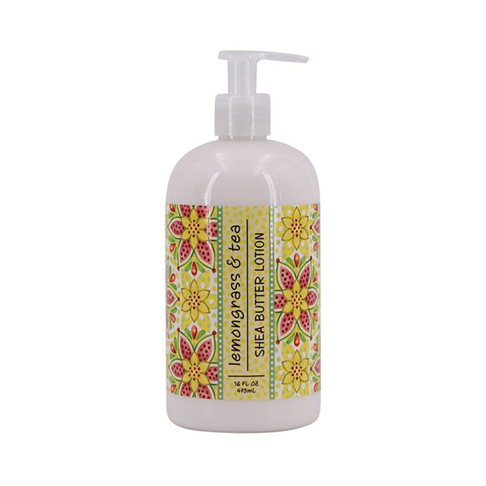 Lemongrass & Tea Scented Shea Butter Lotion 16 oz