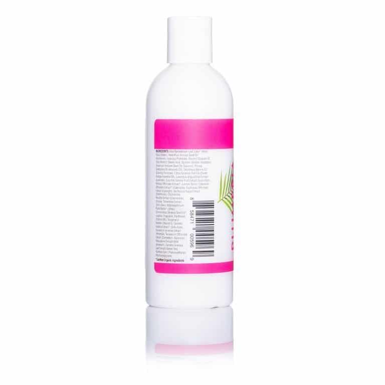 Plumeria Scented 8 oz Body Lotion Back Of Bottle