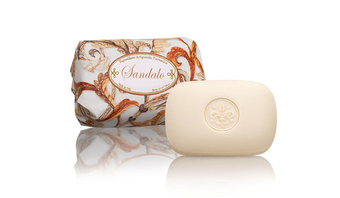 Sandalwood (Sandalo) Scented 7.05 oz Soap Bar By Saponificio Artigianale Fiorentino